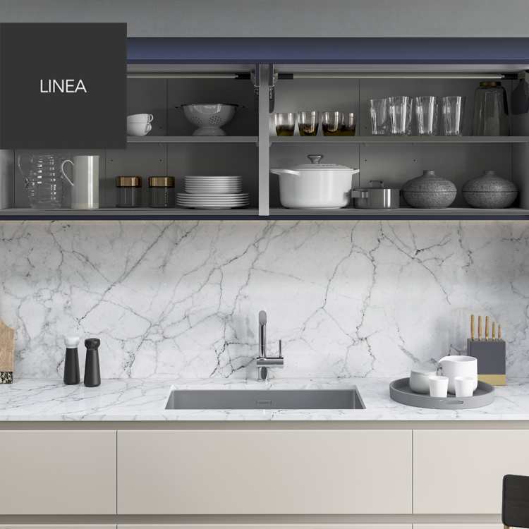 Linea wide cabinet overhead kitchen unit