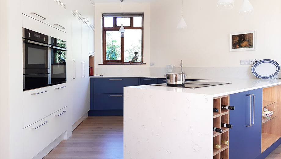 Modern kitchen remodel in Cornwall