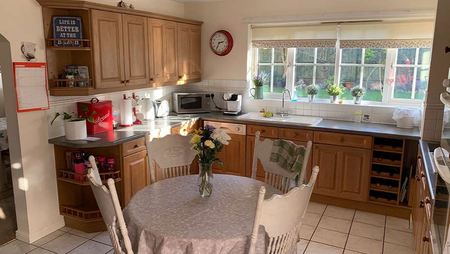 Old kitchen before remodel in Cardiff