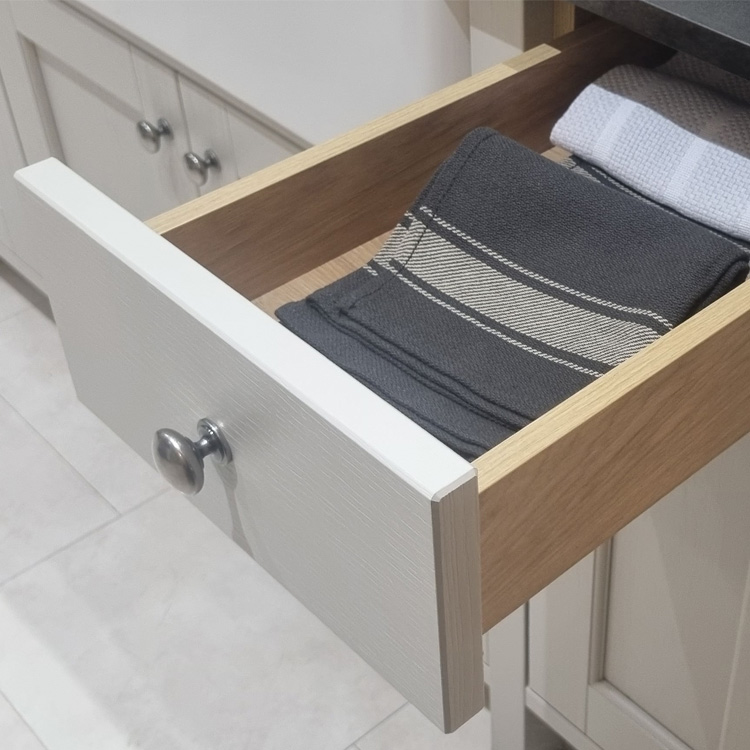 Standard kitchen drawer for cabinets