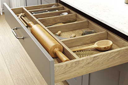Wood-effect drawer