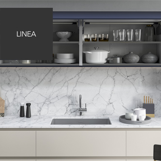 Linea kitchen cabinet