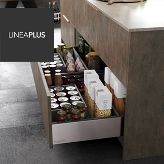 LineaPlus extra deep kitchen cabinet drawer