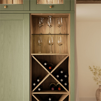 Open shelving