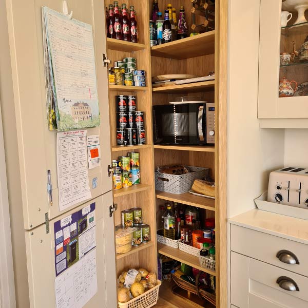 Corner pantry kitchen cabinet