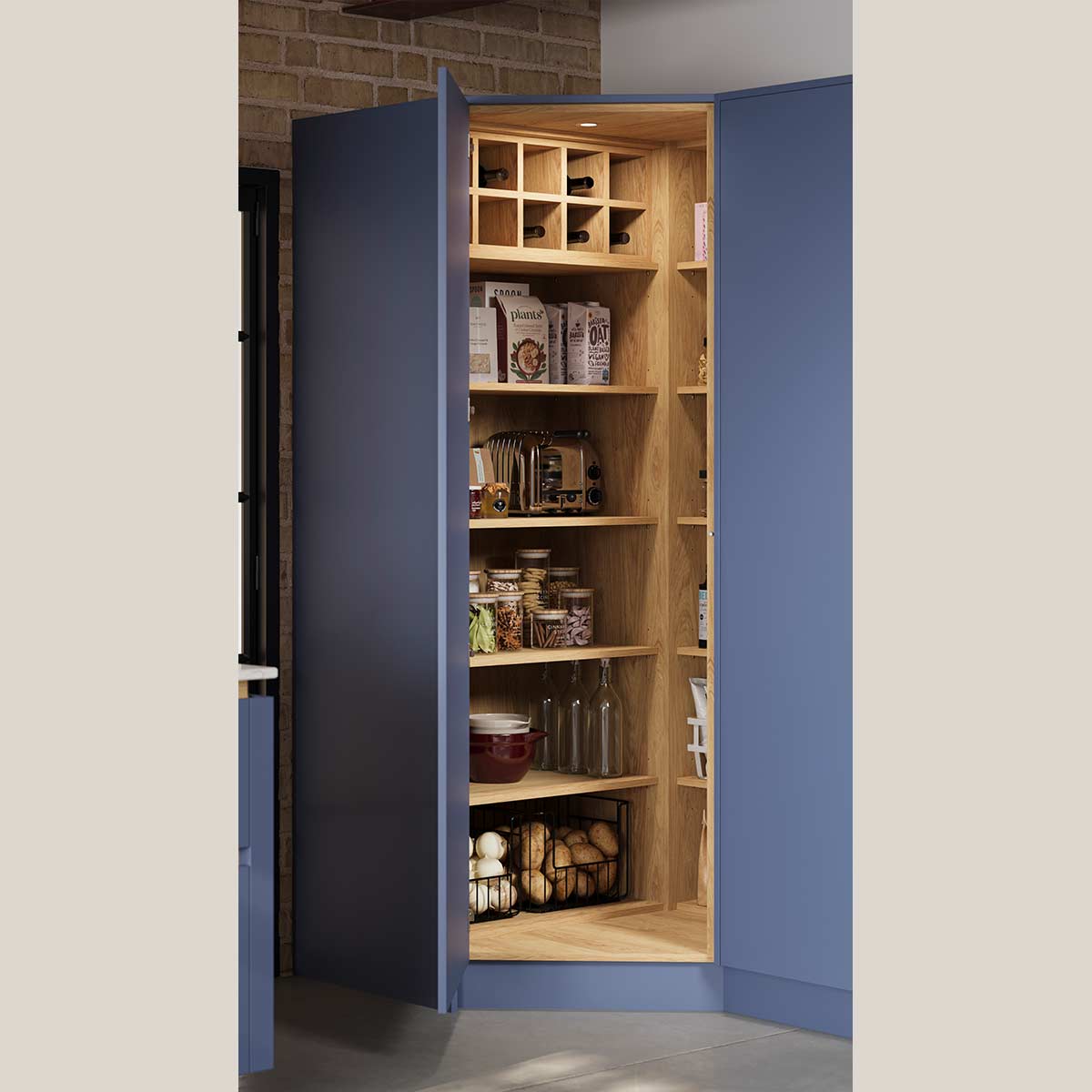 The Hathaway Kitchen Pantry by Masterclass Kitchens