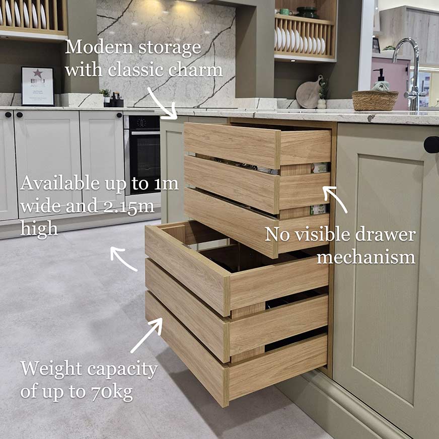 Key features of our Crate Drawers