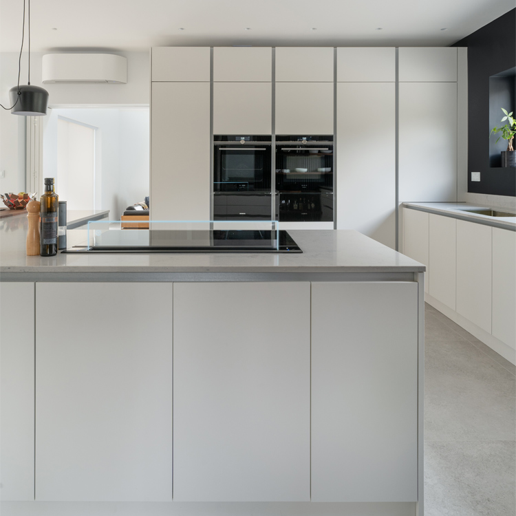 Grey handleless kitchen ideas and inspiration