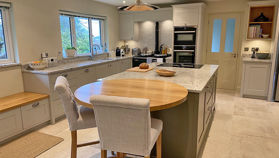 Shaker kitchen remodel by Ratford Bridge in Haverfordwest