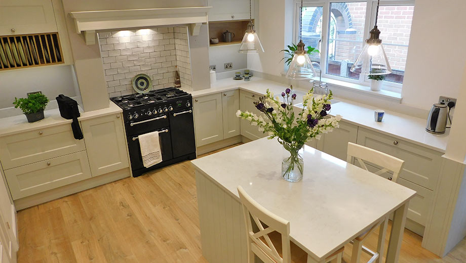 Shaker kitchen remodel by RLA Design and Development in Norwich