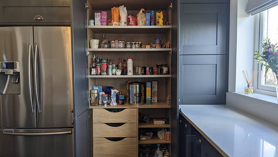 Kitchen storage ideas for large families