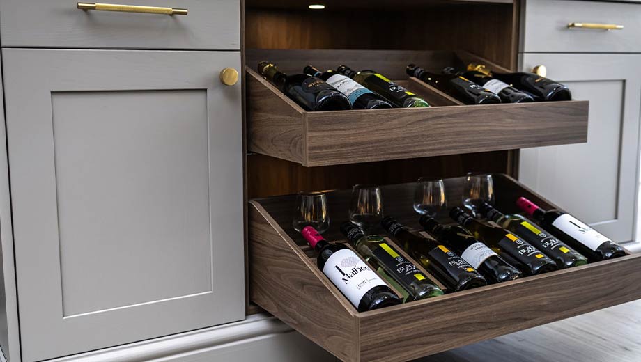 Kitchen wine storage ideas