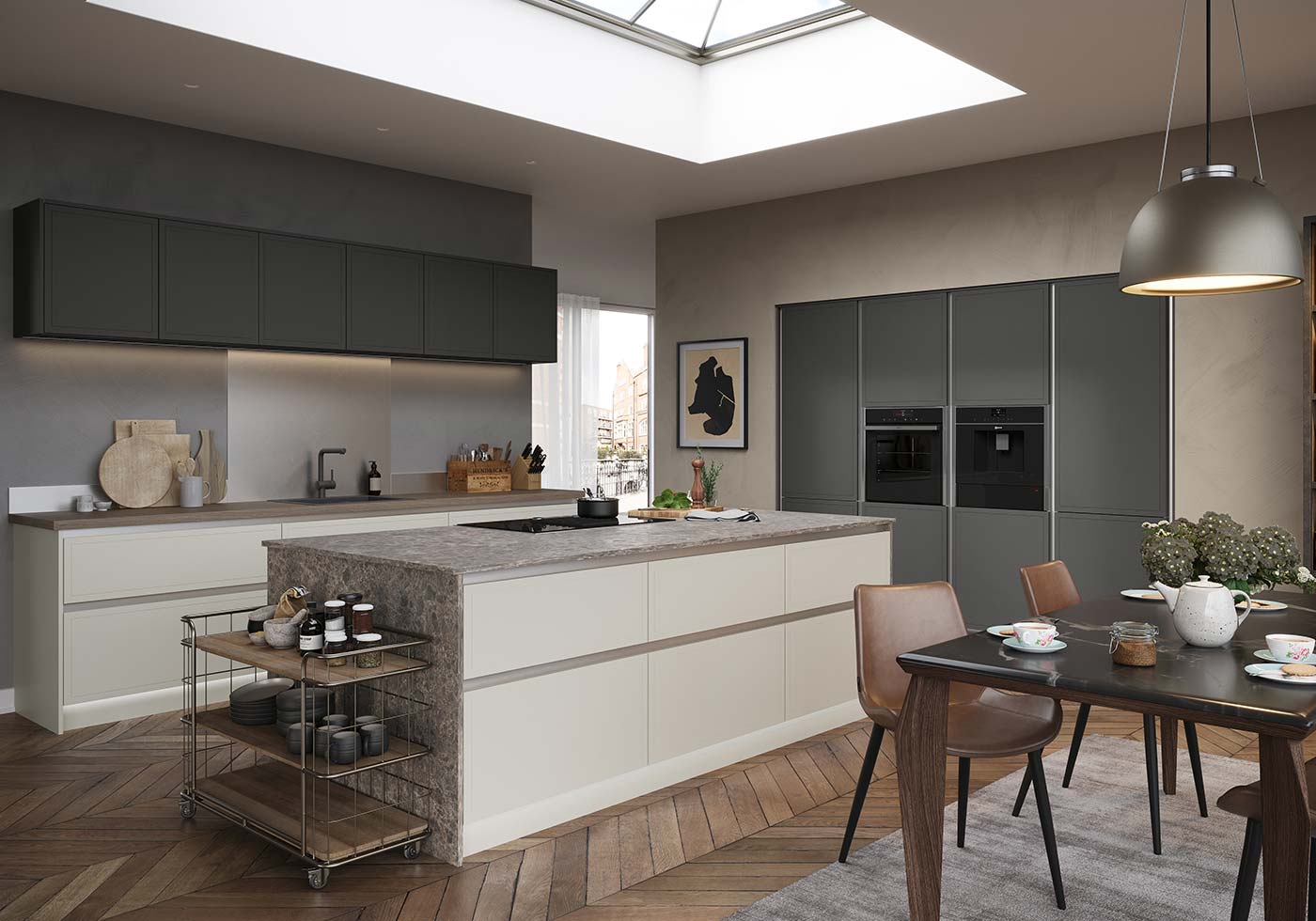 Light grey kitchen deals