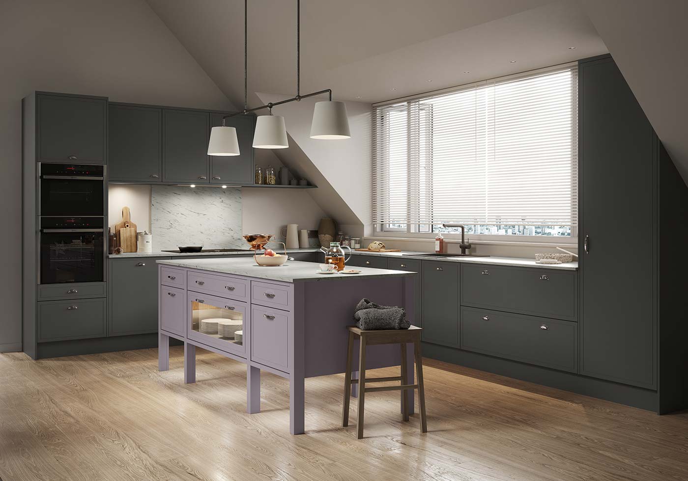 Modern inframe effect kitchen