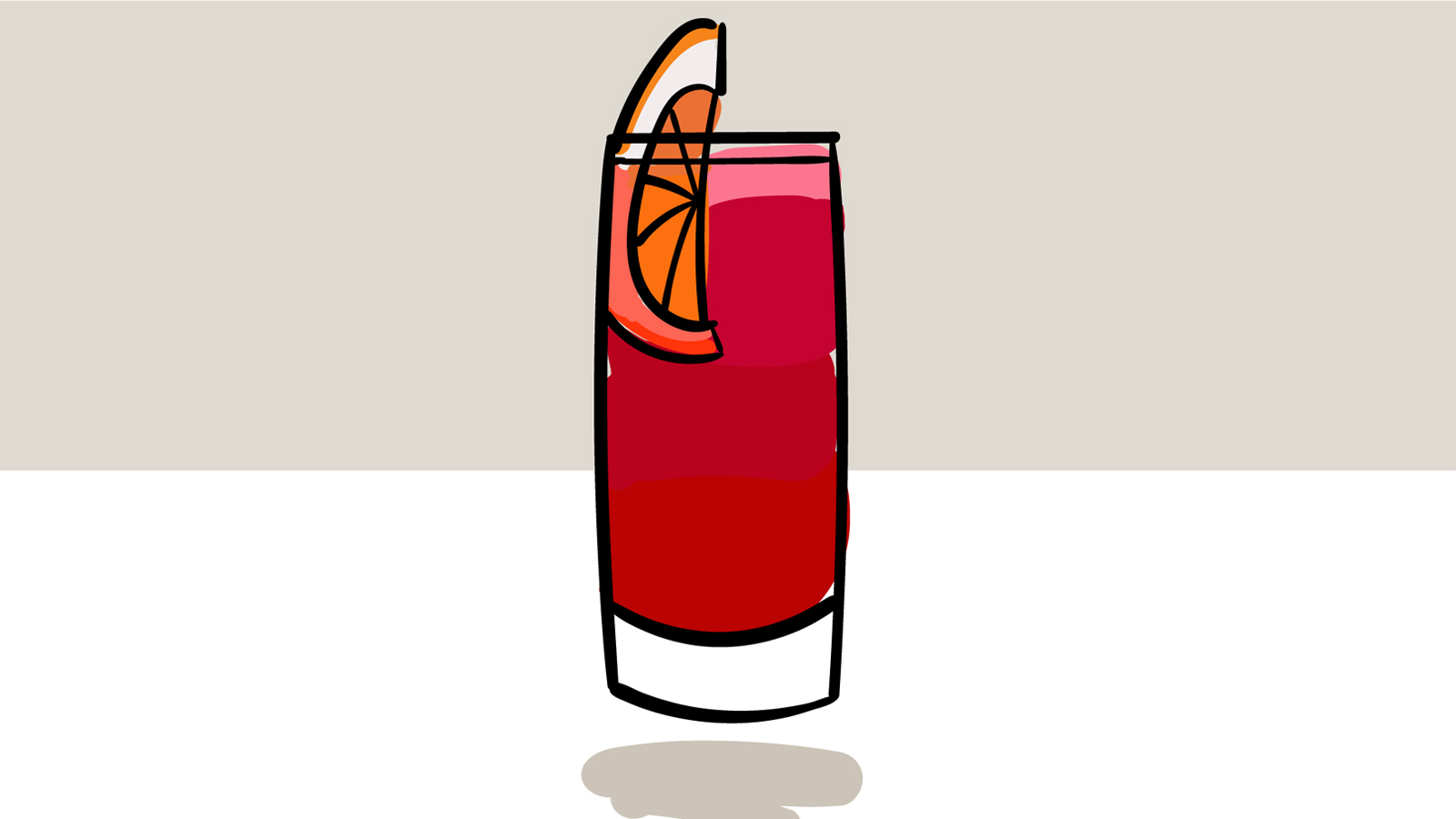 A Finnish Long Drink cocktail representing Finland in Eurovision Song Contest