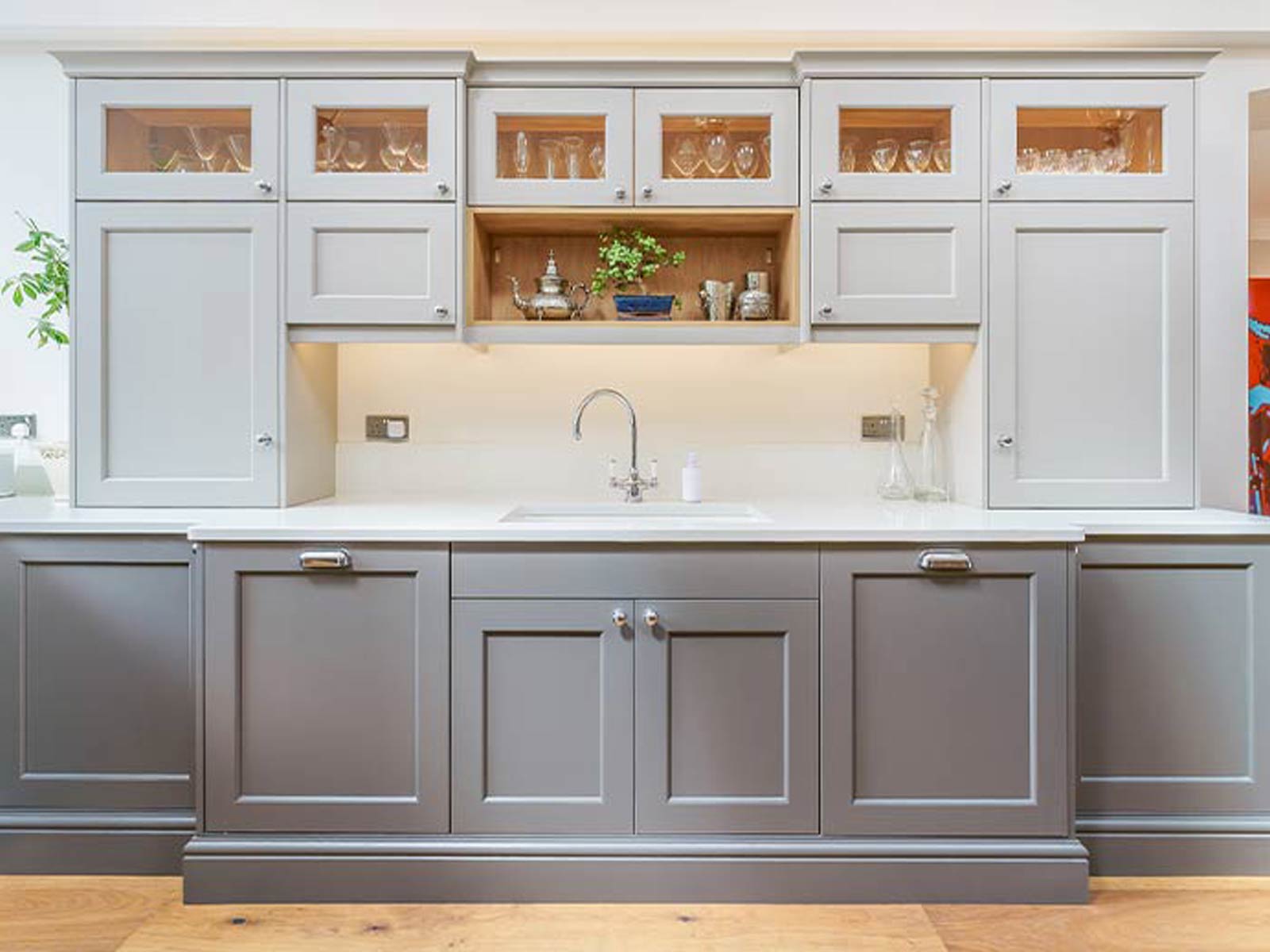 Grey kitchen ideas by Jones Britain in Tunbridge