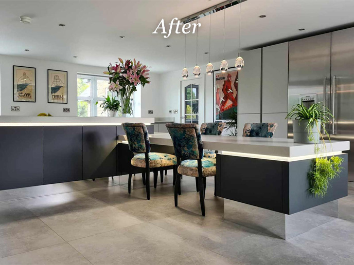 A modern kitchen makeover full of cutting-edge kitchen remodel ideas