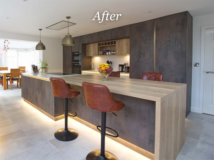 The best kitchen renovation done by the best kitchen makeover company