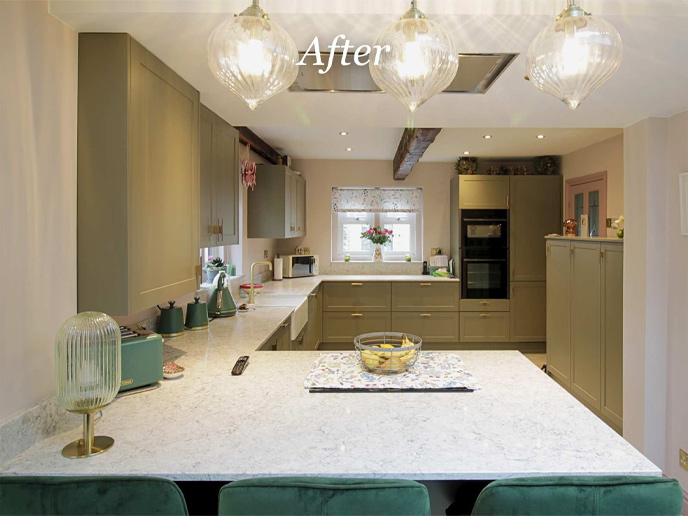 An amazing kitchen makeover in Surrey