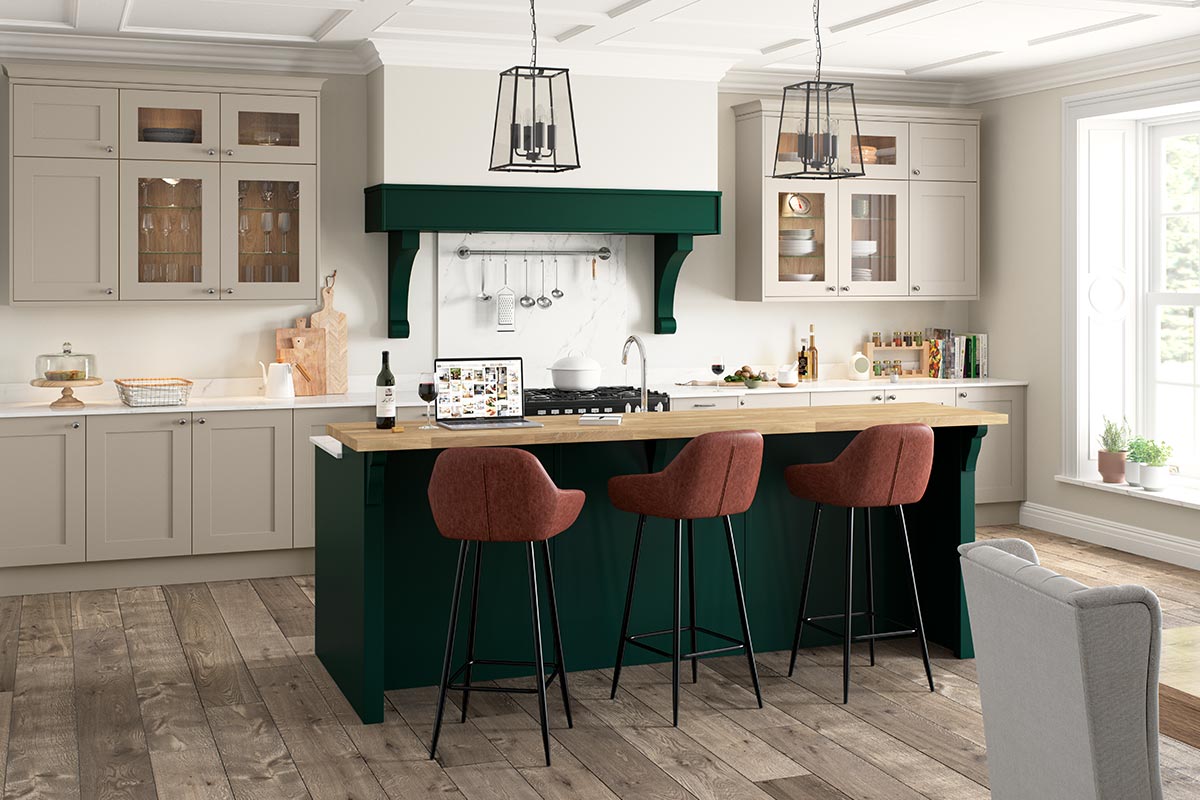 Sage Green Shaker Kitchen