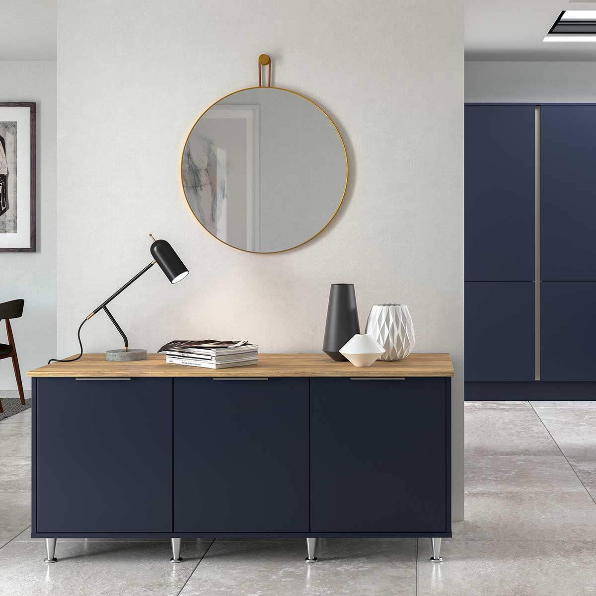 Larna sideboard in Graphite.