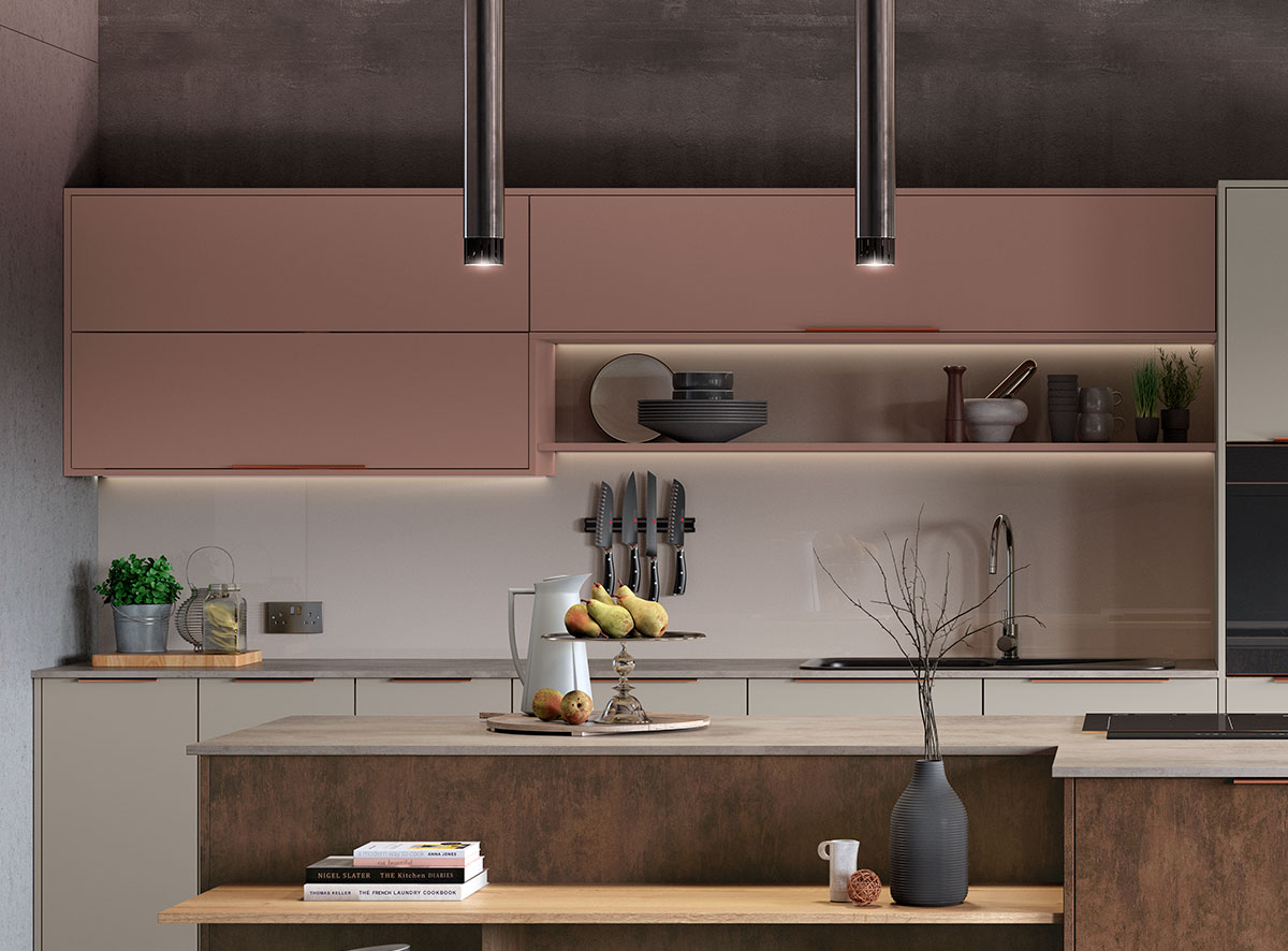 The Connery Cocktail Cabinet in Anthracite Linen
