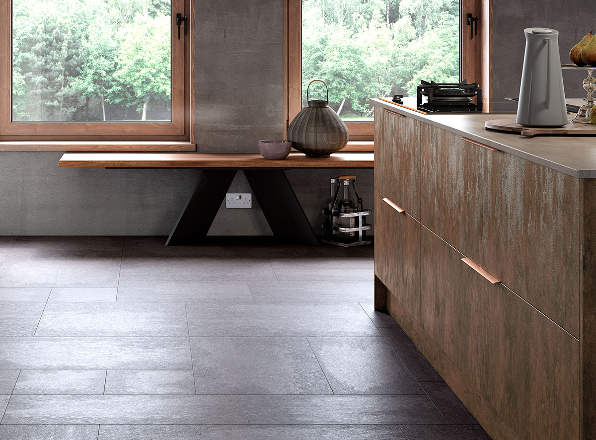 The Connery Cocktail Cabinet in Anthracite Linen