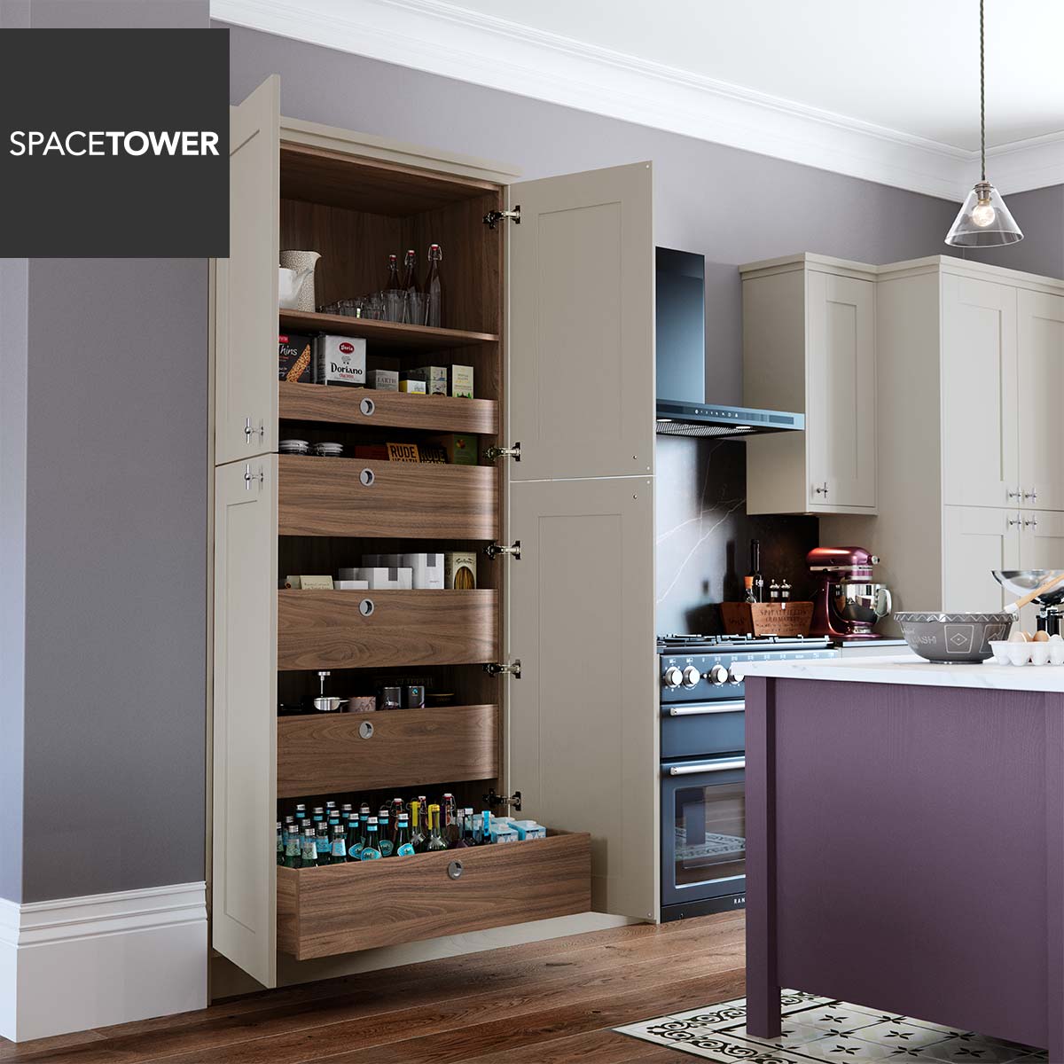 SpaceTower Larder Unit Masterclass Kitchens