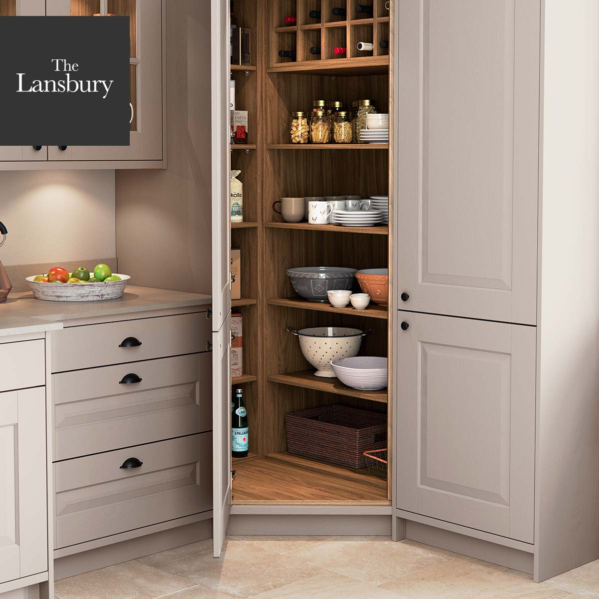 Corner Kitchen Pantry The Lansbury By Masterclass Kitchens