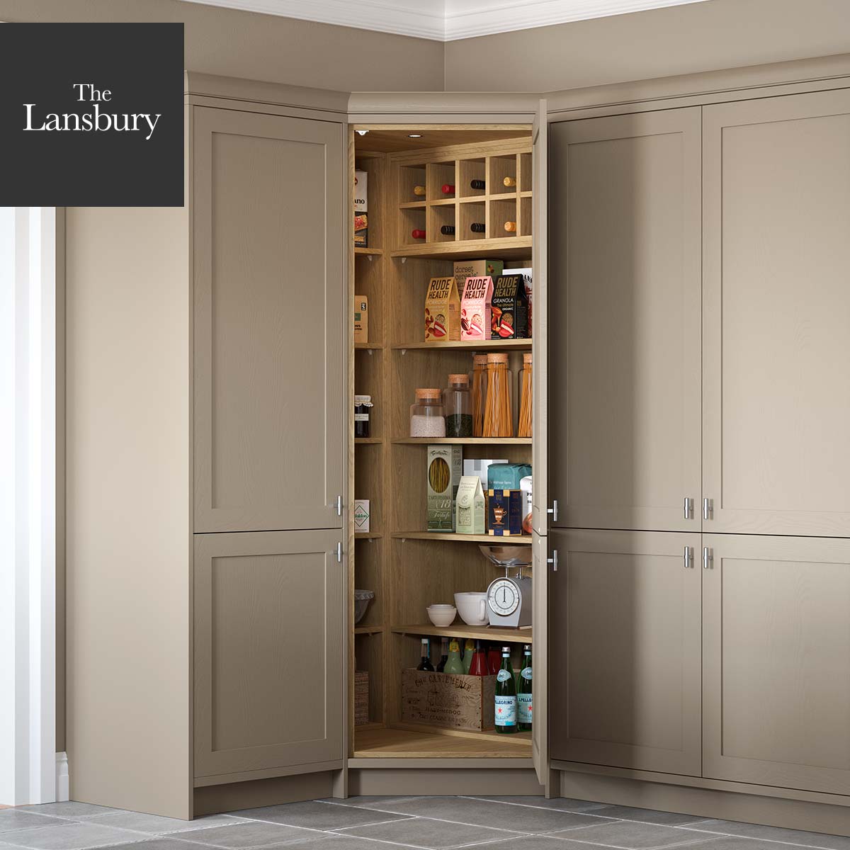 Corner Kitchen Pantry The Lansbury By Masterclass Kitchens