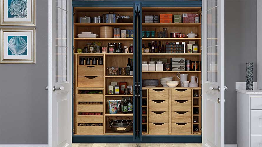 Statement kitchen pantry storage
