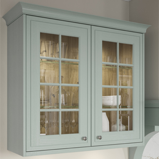 An on-trend kitchen cabinets showing a simple door style