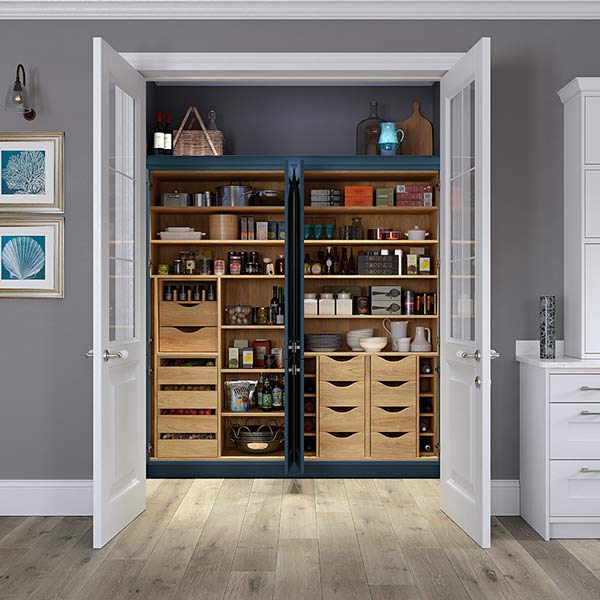 Walk in kitchen pantry