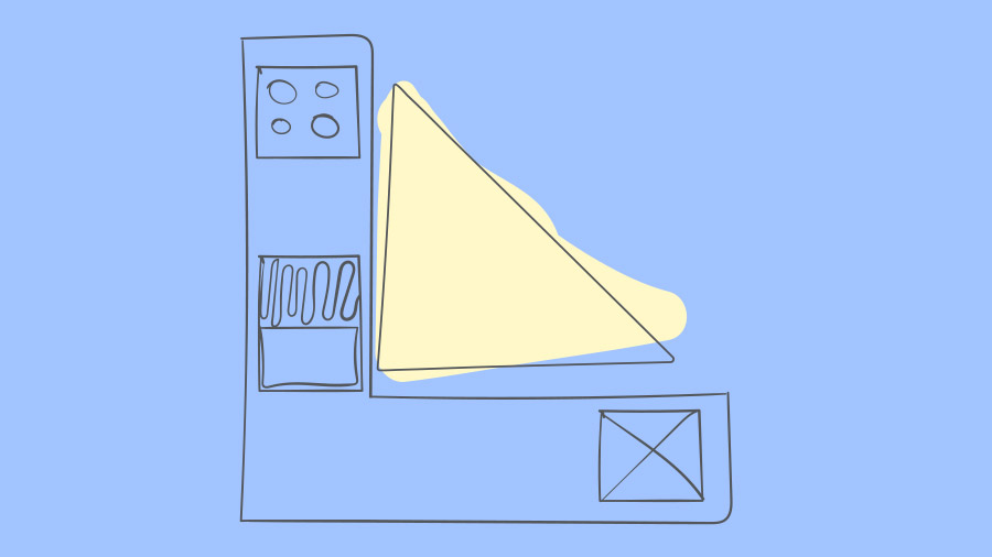 L shaped kitchen working triangle