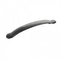 Brecon curved pull handle in iron