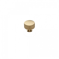 Henley knurled knob handle in brass
