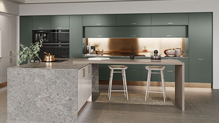 Green Fitted Kitchens