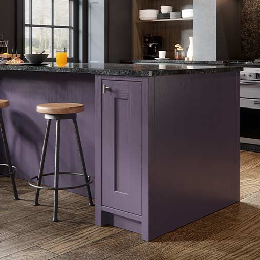 Purple Kitchens