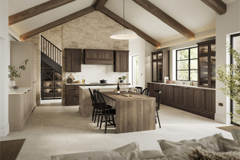 Portobello – Slim Shaker kitchen with lay-on frame doors